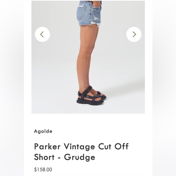 AGolde Parker Vintage Cut Off Short Size 31 NWT - Picture 5 of 16